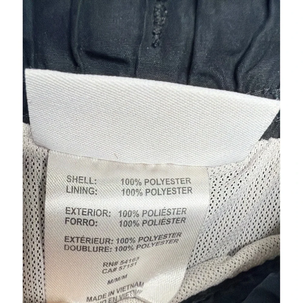 Calvin Klein Mens Black Swim Trunks Mesh Lined‎ Board Shorts Medium Drawstring